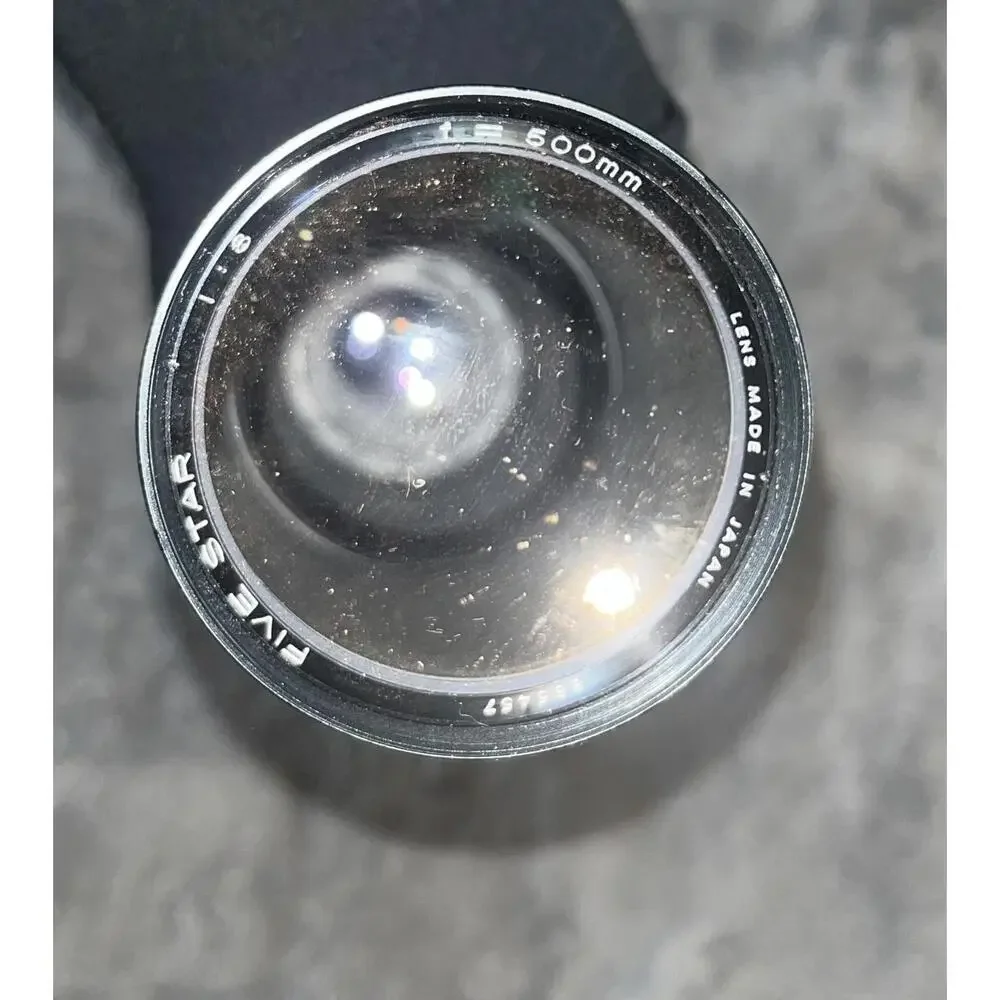 Five Star 1:8 f= 500mm Lens Made In Japan Telephoto Camera Lens 866935